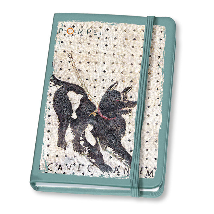 Notebook con riproduzione particolare mosaico Cave canem