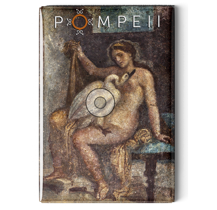 Magnete soft touch con riproduzione Leda e il cigno