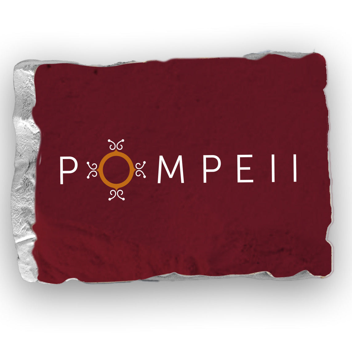 Magnete in marmo con logo del Parco archeologico di Pompei