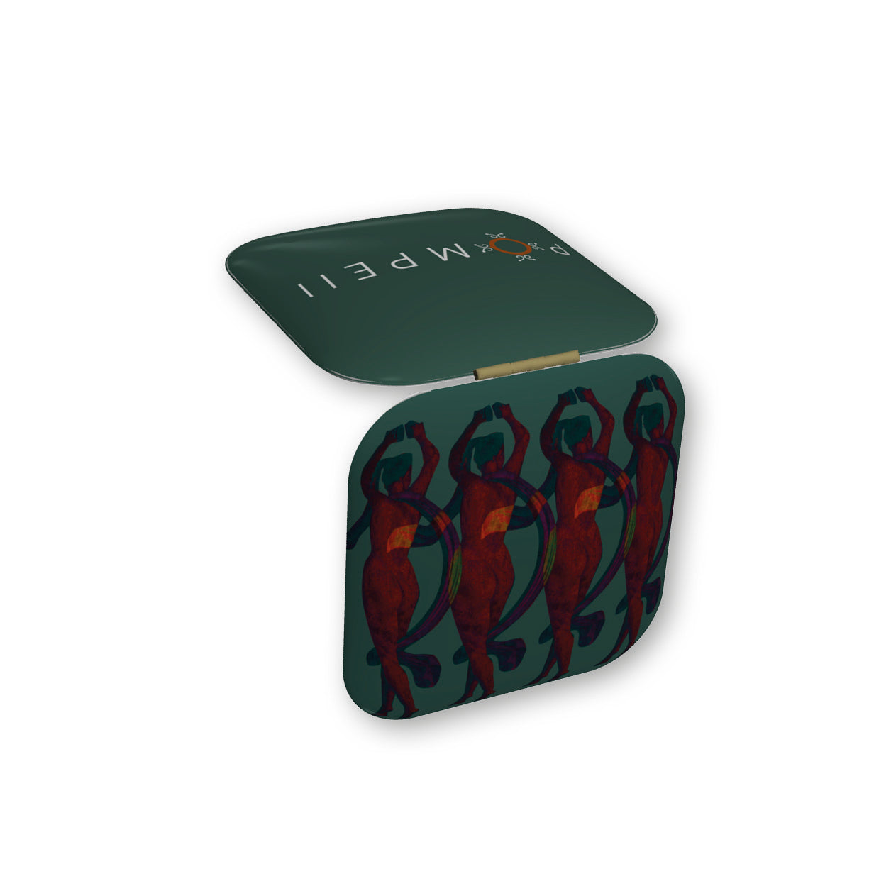 Specchietto con particolare della megalografia villa dei Misteri